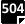 504 Alert icon.